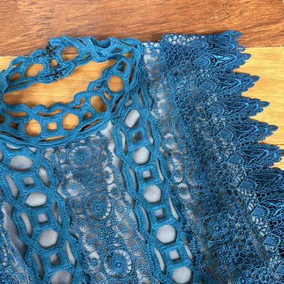 Free People Lace Mini Dress - Picture 3 of 5